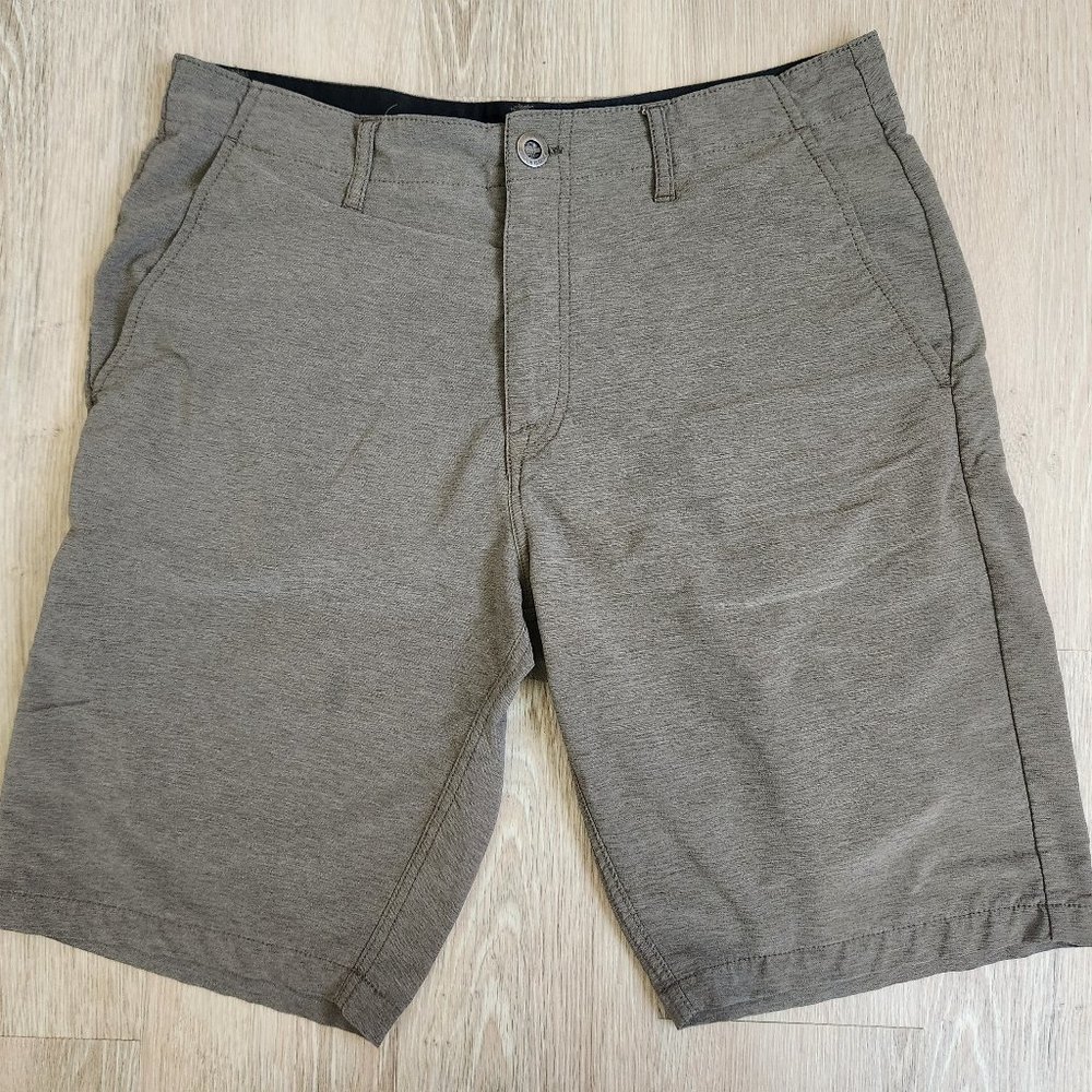 Volcom Mens Hybrid Walkshorts Men's Size 34 Brown